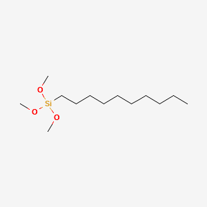 N-DECYLTRIMETHOXYSILANE structure, CAS 5575-48-4