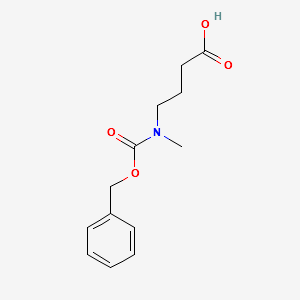4-((BENZYLOXYCARBONYL)(METHYL)AMINO)BUTANOIC ACID structure, CAS 98008-66-3