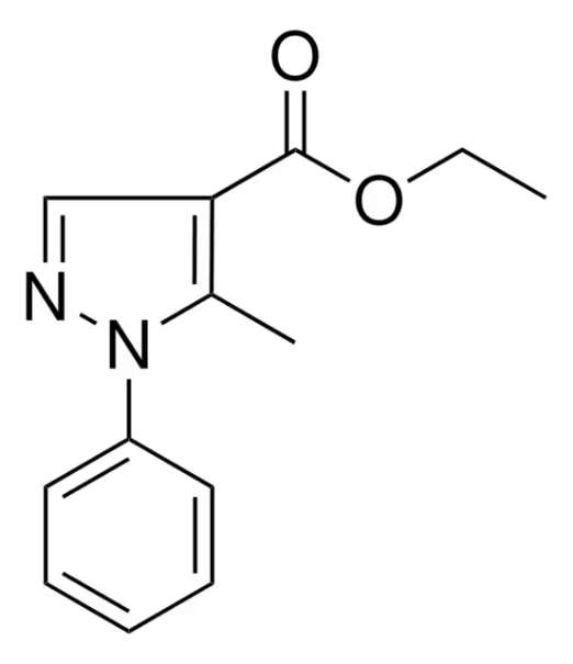 ethyl 1-methyl-5-phenyl-1H-pyrazole-4-carboxylate structure, CAS 116344-32-2