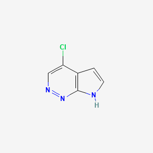 4-chloro-7H-pyrrolo[2,3-c]pyridazine structure, CAS 1269823-02-0