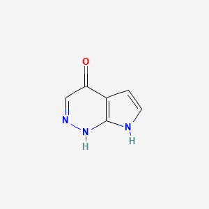 7H-pyrrolo[2,3-c]pyridazin-4-ol structure, CAS 1269822-97-0