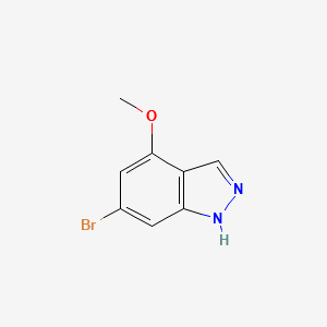 6-BROMO-4-METHOXY-1H-INDAZOLE structure, CAS 885519-21-1