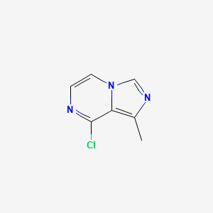 8-chloro-1-methylimidazo[1,5-a]pyrazine structure, CAS 1340877-38-4