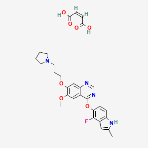 Cediranib Maleate structure, CAS 857036-77-2