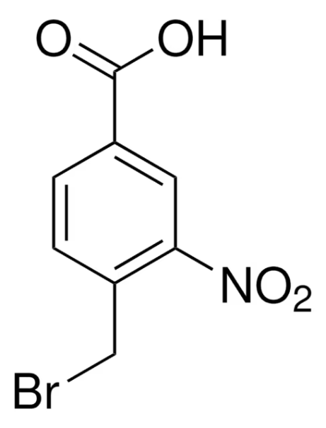 4-BROMOMETHYL-3-CHLOROBENZOIC ACID structure, CAS 467442-07-5