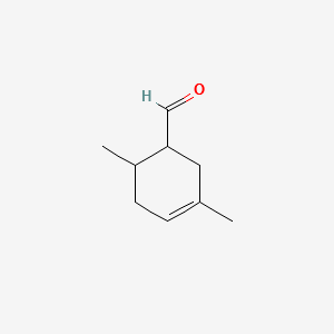 3,6-dimethylcyclohex-3-ene-1-carbaldehyde structure, CAS 67801-65-4