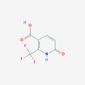 6-Hydroxy-2-(trifluoromethyl)nicotinic acid structure, CAS 862111-58-8