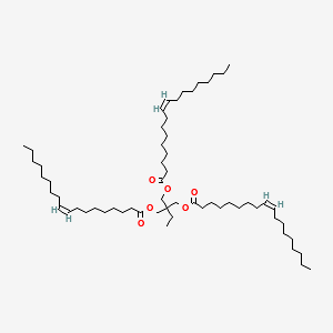 2-ethyl-2-[[(1-oxooleyl)oxy]methyl]-1,3-propanediyl dioleate structure, CAS 57675-44-2