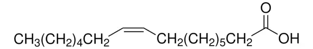 PALMITOLEIC ACID structure, CAS 373-49-9