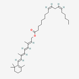 RETINYL LINOLEATE structure, CAS 631-89-0
