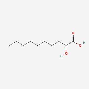 2-HYDROXYDECANOIC ACID structure, CAS 5393-81-7