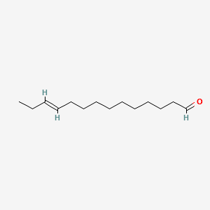 E-11-TETRADECENAL structure, CAS 35746-21-5