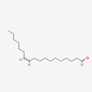 CIS-11-OCTADECENAL structure, CAS 4273-95-4