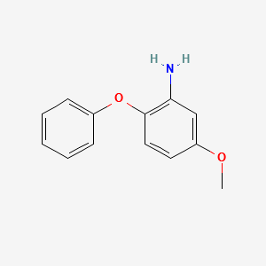 5-Methoxy-2-phenoxyaniline structure, CAS 76838-72-7