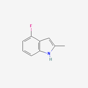 4-fluoro-2-Methyl-1h-indole structure, CAS 1260383-51-4