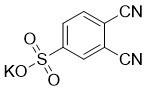 Potassium 3,4-dicyanobenzenesulfonate structure, CAS 475275-08-2
