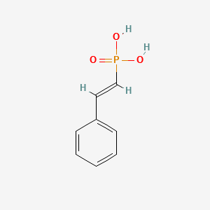 2-phenylvinylphosphonic acid structure, CAS 1707-08-0