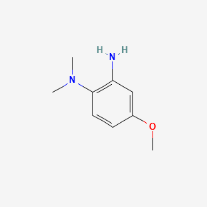 1,2-Benzenediamine, 4-methoxy-N1,N1-dimethyl- structure, CAS 183251-91-4