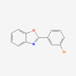 2-(3-bromophenyl)-1,3-benzoxazole structure, CAS 99586-31-9