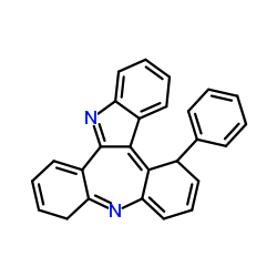 Benz[b]indolo[2,3-d][1]benzazepine, 5,10-dihydro-5-phenyl- structure, CAS 1799295-84-3