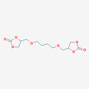 4,4'-[1,4-Butanediylbis(oxymethylene)]bis[1,3-dioxolan-2-one structure, CAS 25844-34-2
