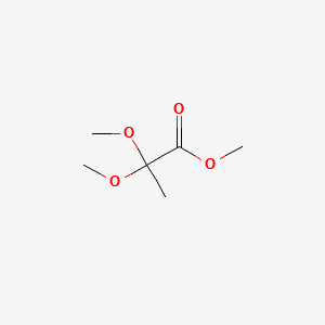 2,2-DIMETHOXYPROPIONIC ACID METHYL ESTER structure, CAS 10076-48-9