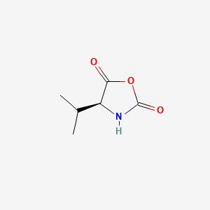 (S)-4-ISOPROPYLOXAZOLIDINE-2,5-DIONE structure, CAS 24601-74-9