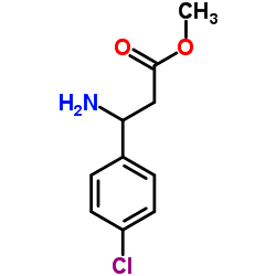 METHYL 3-AMINO-3-(4-CHLOROPHENYL)PROPANOATE structure, CAS 180264-84-0