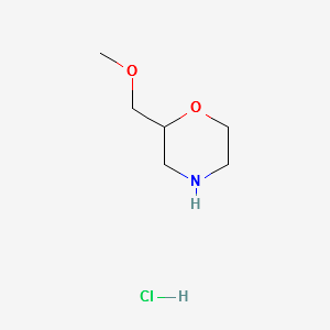 2-(Methoxymethyl)morpholine HCl structure, CAS 144053-99-6