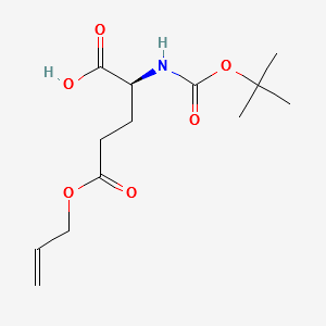 Boc-L-glutamic acid γ-allyl ester structure, CAS 132286-79-4
