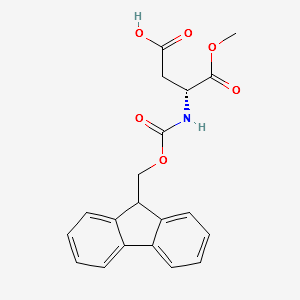 Fmoc-D-Asp-OMe structure, CAS 368443-82-7