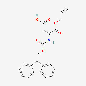 FMOC-D-ASP-OALL structure, CAS 204246-17-3