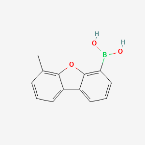 (6-methyldibenzo[b,d]furan-4-yl)boronic acid structure, CAS 1435893-09-6