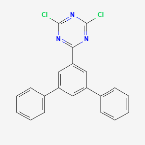2,4-Dichloro-6-[1,1':3',1''-terphenyl]-5'-yl-1,3,5-Triazine structure, CAS 1616232-09-7