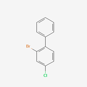 2-Bromo-4-chloro-1,1'-biphenyl structure, CAS 1805001-22-2