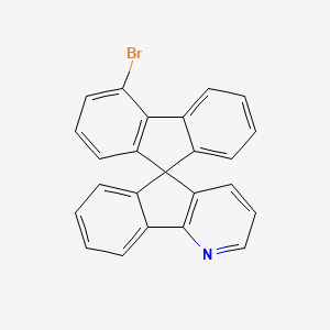 Spiro[9H-fluorene-9,5'-[5H]indeno[1,2-b]pyridine], 4-bromo- structure, CAS 2103305-34-4