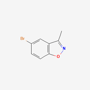 1,2-BENZISOXAZOLE, 5-BROMO-3-METHYL- structure, CAS 66033-76-9