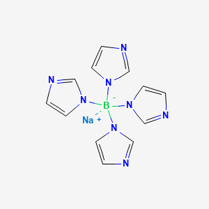 SODIUM TETRAKIS(1-IMIDAZOLYL)BORATE structure, CAS 68146-65-6