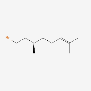 (R)-(-)-CITRONELLYL BROMIDE structure, CAS 10340-84-8
