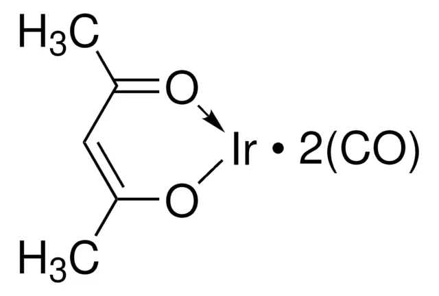 (ACETYLACETONATO)DICARBONYLIRIDIUM(I) structure, CAS 14023-80-4