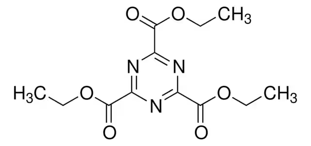 Triethyl 1,3,5-triazine-2,4,6-tricarboxylate structure, CAS 898-22-6