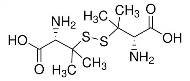 D-PENICILLAMINE DISULFIDE structure, CAS 20902-45-8