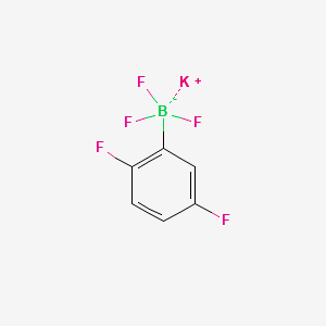 potassium (2,5-difluorophenyl)-trifluoroboron structure, CAS 1374247-41-2