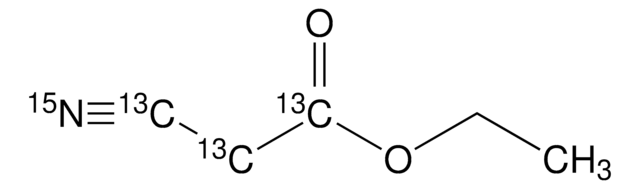 [1,3-13C2,15N]-Ethyl cyanoacetate structure, CAS 1196157-67-1