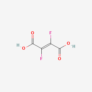 2,3-difluorofumaric acid structure, CAS 2714-32-1