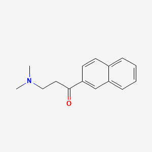 1-Propanone, 3-(dimethylamino)-1-(2-naphthalenyl)- structure, CAS 2752-87-6