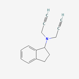 Rasagiline Dipropynyl HCl structure, CAS 92850-02-7