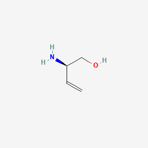 3-Buten-1-ol, 2-amino-, (2R)- structure, CAS 89985-60-4