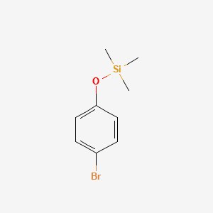(4-BROMOPHENOXY)TRIMETHYLSILANE structure, CAS 17878-44-3