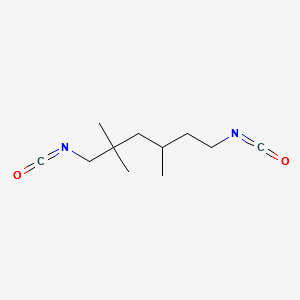 ISOCYANICACID,TRIMETHYLHEXAMETHYLENEESTER structure, CAS 32052-51-0